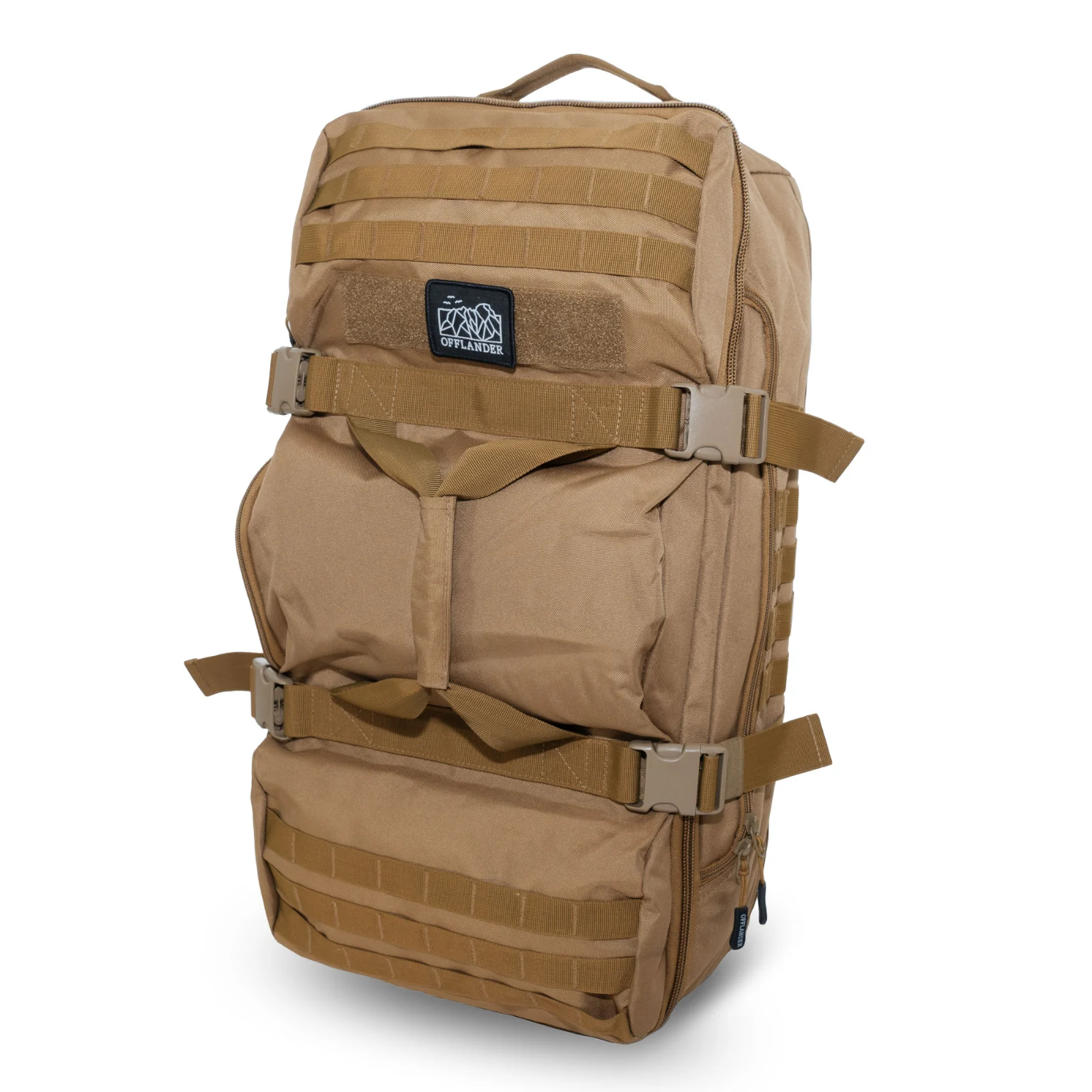 OFFLANDER TORBA PODRÓŻNA PLECAK 3W1 OFFROAD 54L KHAKI - obrazek 2